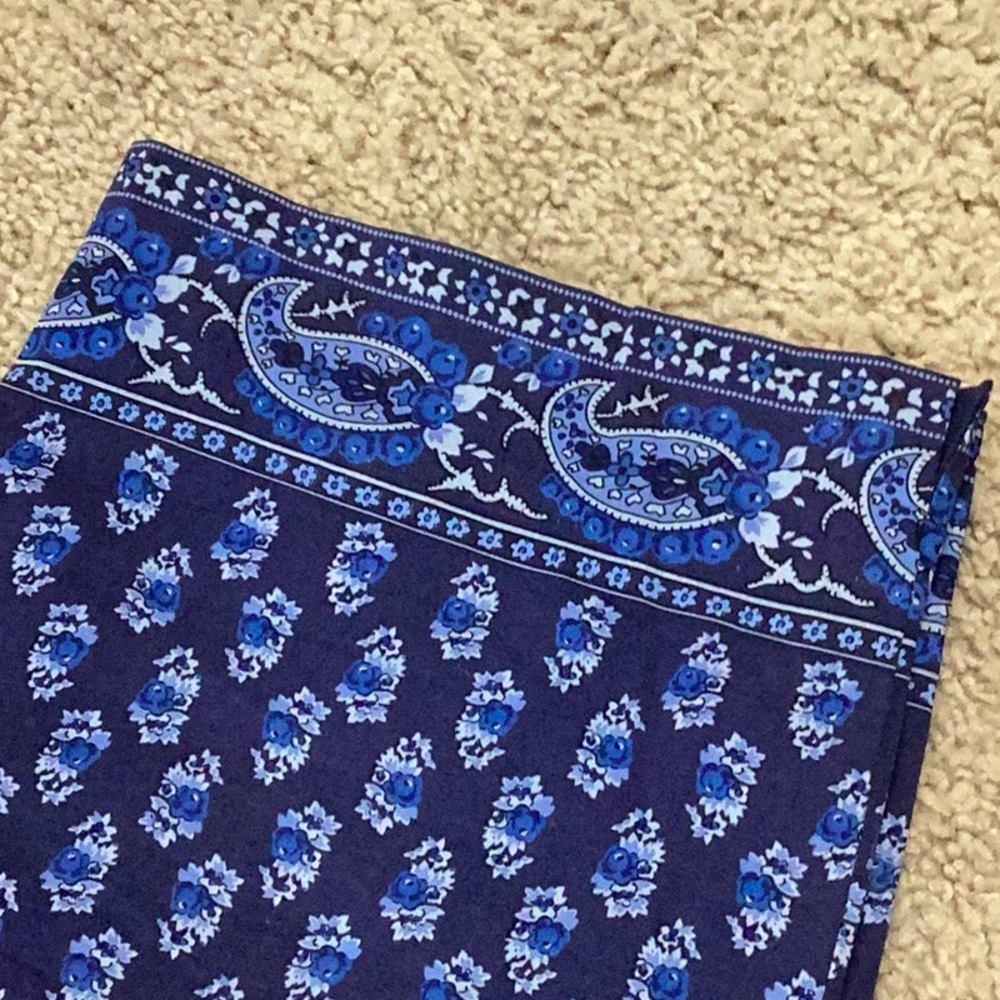 Blue Patterned Pants - Picture 3 of 6